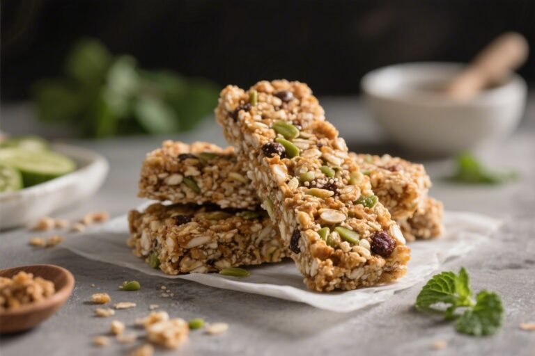 Gluten-Free Vegan Energy Bars – Easy, No-Bake Snack for Busy Days